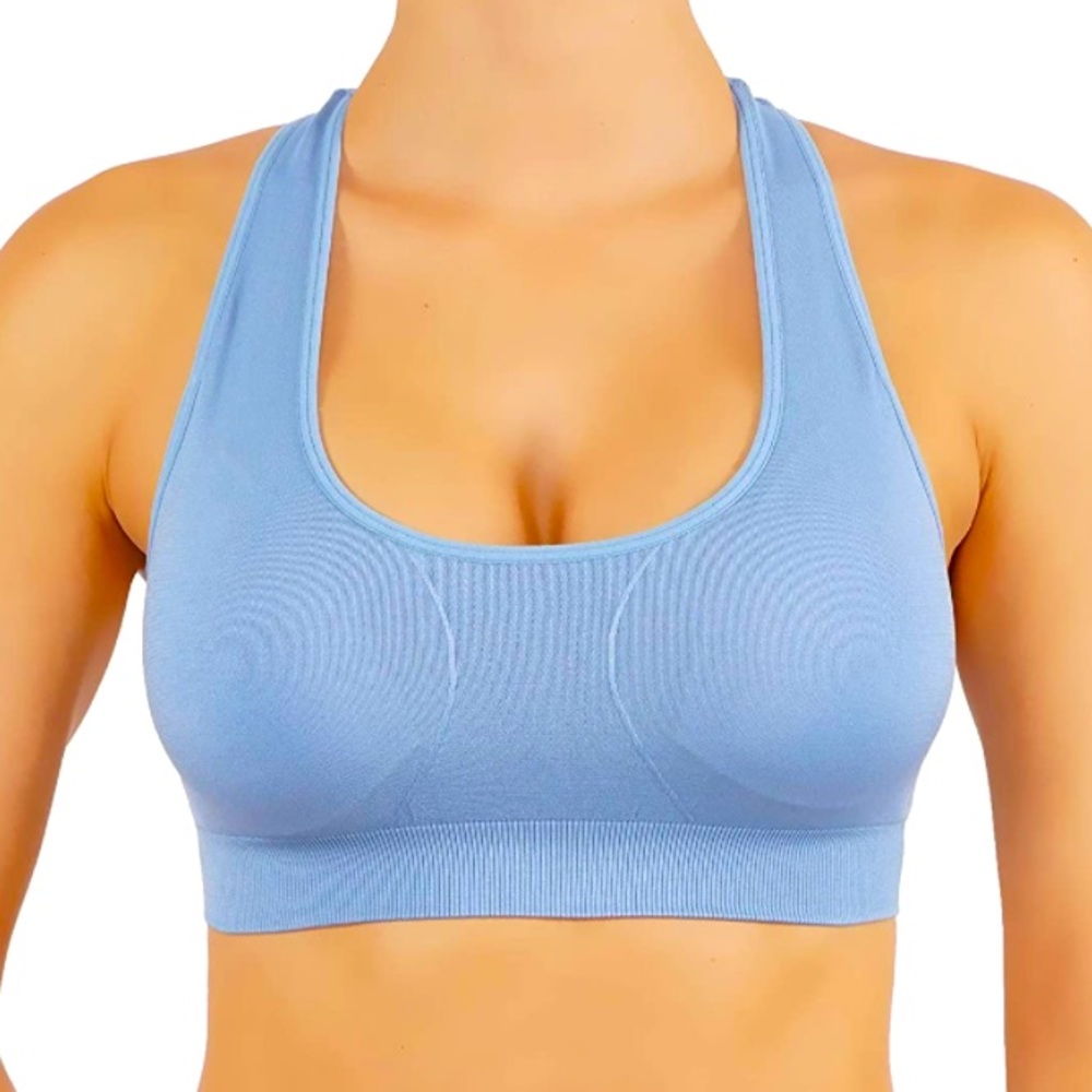 🆕NIP:ROUGH RIVER- Yoga Sports Bra with Removable Pads- Size L (38-40)